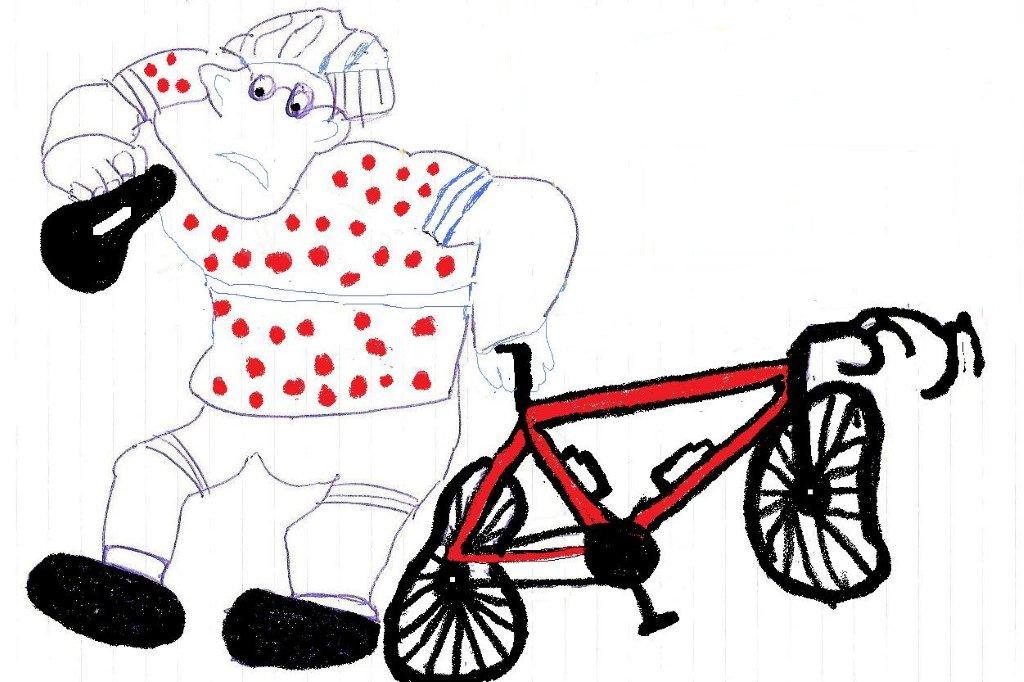 vélo cassé